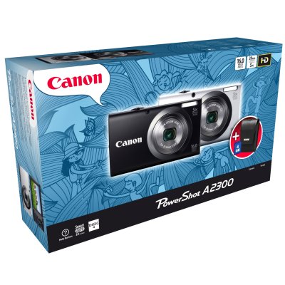 Canon Powershot A2300 16mb 5x Negra Funda 4gb